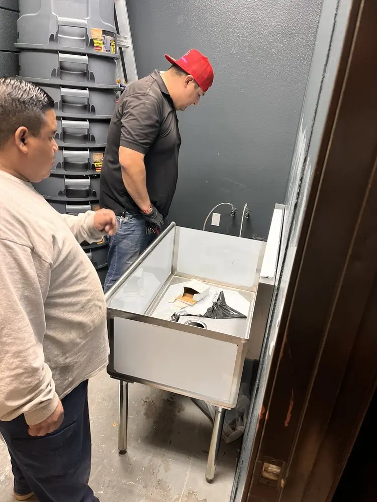 Commercial plumbing and sink installation in Grants Pass